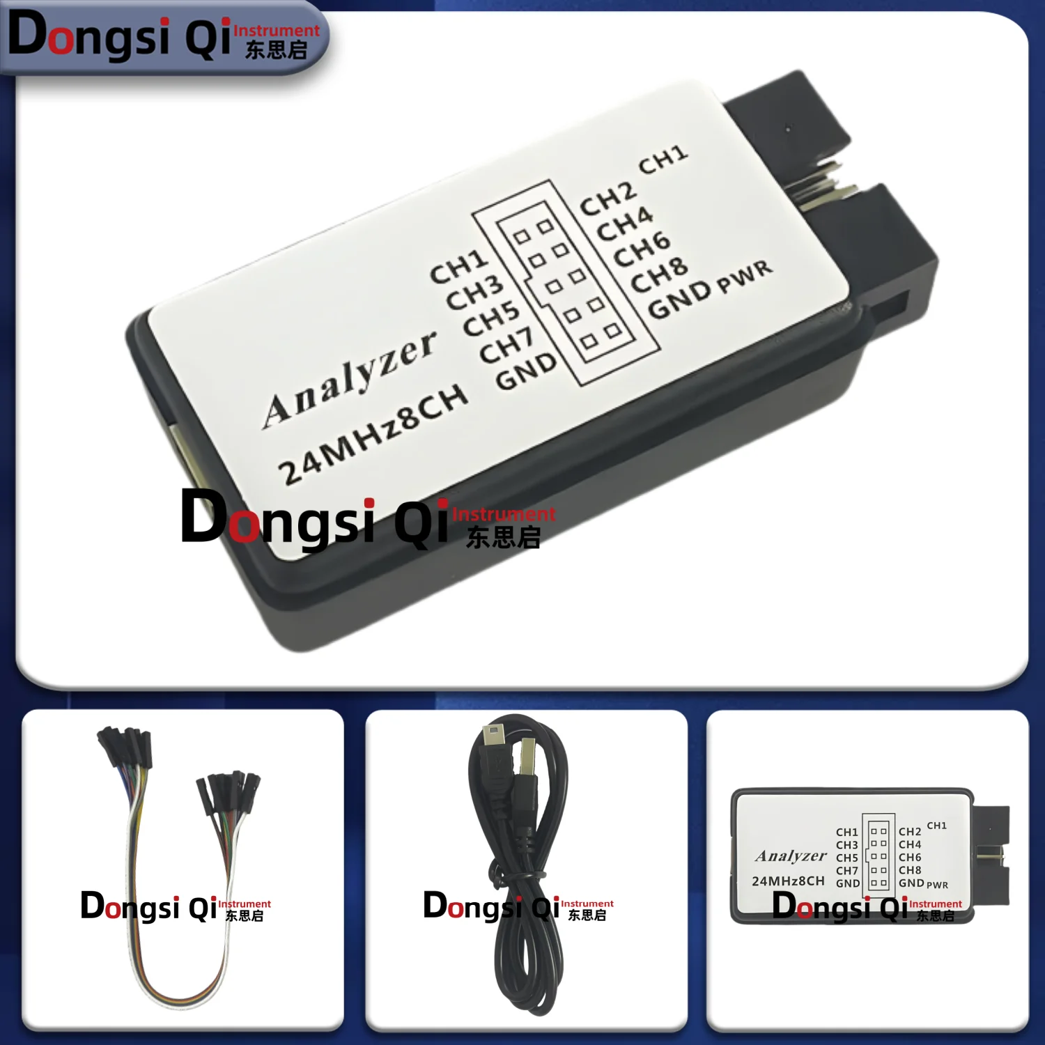 LOT USB Logic Analysator 24M 8CH Kanäle Debug Daten Upload – Bild 2