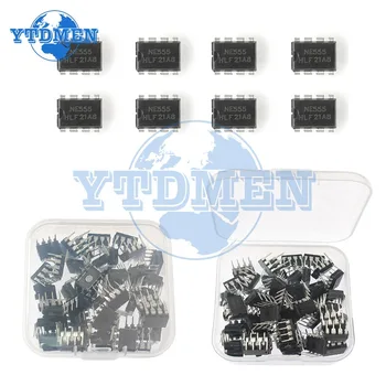 Integrierte Schaltkreise NE555 NE555P DIP-8 IC Chip Kit