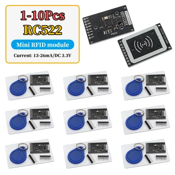 MINI RFID-Modul RC522 Kits S50 13,56 MHz 6cm mit Tags SPI Schreiben & Lesen für Arduino 2560