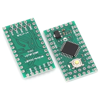 Liludin LGT8F328P-LQFP32 MiniEVB Grünes Board 3,3V 5V Vollständig Kompatibel mit ATMEGA328P Ersatz für Arduino