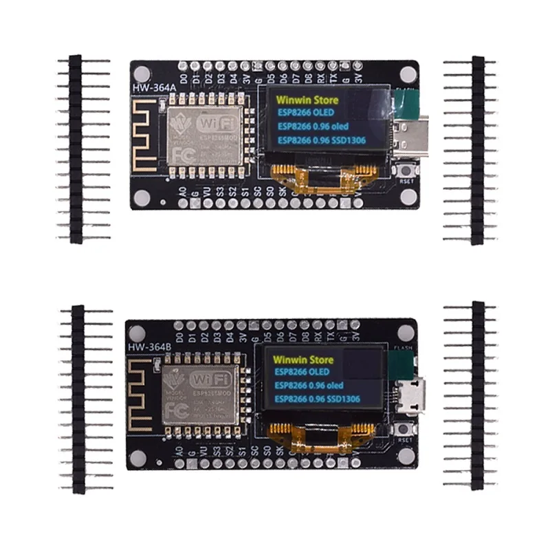 NodeMCU ESP8266 Entwicklungsboard mit 0,96 Zoll OLED-Display CH340G – Bild 6