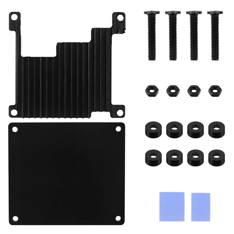 Orange Pi Zero 3 Aluminiumgehäuse Metall Passives Kühlgehäuse Silikon-Kühlkörper für OPI Zero 3 1 2 4 GB Board