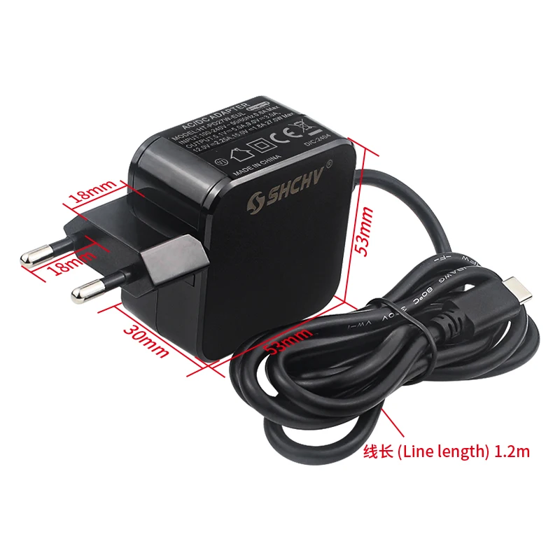5,1V 5A Raspberry Pi 5 Netzteil PD 27W USB Typ-C Stromversorgung EU US – Bild 6