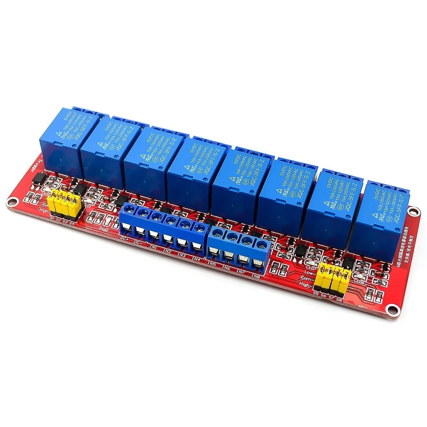 Relais modul 1 2 4 8 Kanal 5V Relais Modul Board Schild – Bild 5