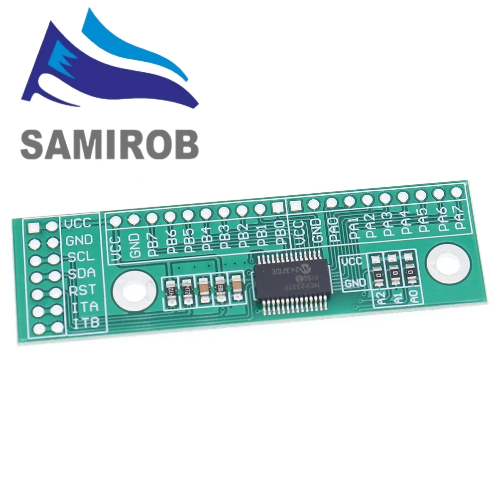MCP23017 16bit I/O Expansion Board Modul Pin PCB IIC I2C Schnittstelle – Bild 3