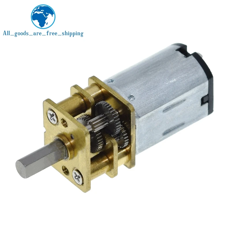 TZT DC 6V 30RPM 200RPM N20 Mini Micro Metall Getriebe Motor – Bild 6