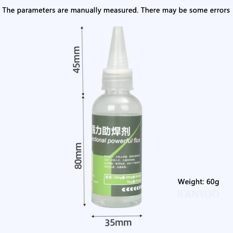 60 ml Lötflussmittel, multifunktionale Flüssiglote, Wasser, schnelles – Bild 2