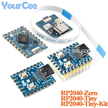 RP2040-Tiny RP2040 NULL Raspberry Pi PICO Entwicklung Bord Modul 264 KB SRAM 2 MB Flash für Arduino (5 Stück)