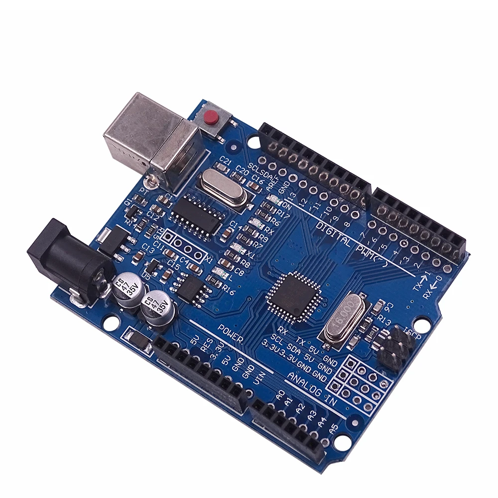 UNO R3 Entwicklungsboard ATmega328PB CH340G für Arduino UNO R3 mit geradem Stiftleiste