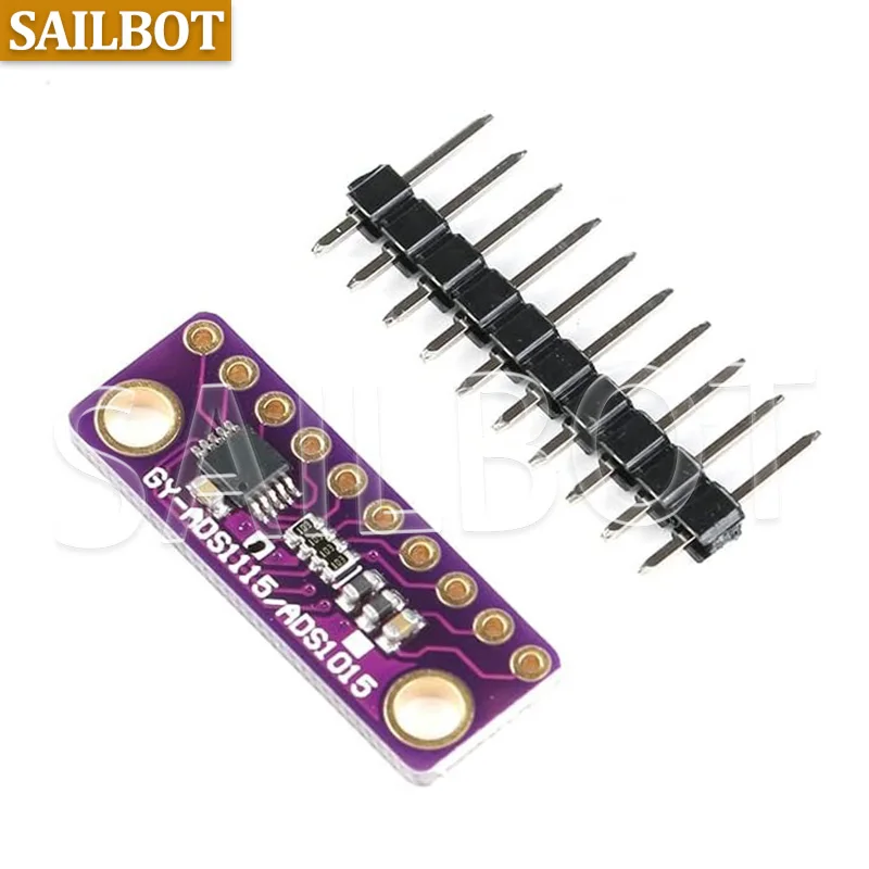 DC 2 -5V 4 CH ADS1115 Modul ADC mit Pro Gain Mikrocontroller 16 Bit – Bild 2