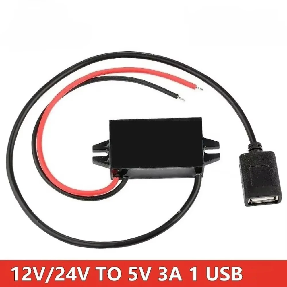 DC-DC 12V 24V auf 5V 3A 15W Step Down Spannung Auto Power Converter – Bild 4