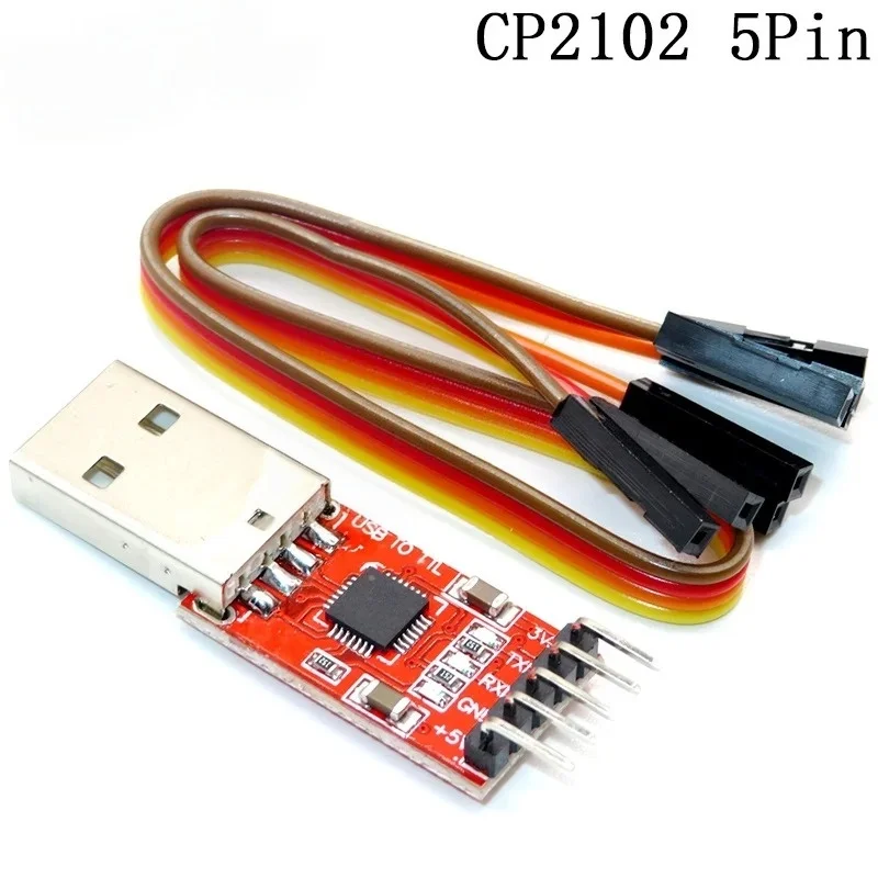 USB-zu-TTL-Seriell-Adaptermodul CH340 CP2102 PL2303 UART-Konverter – Bild 3