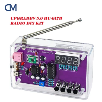 DIY FM Radio Elektronische Kit 87-108 MHz Einstellbare Frequenz Digital Display Löten Projekt Praxis Solder