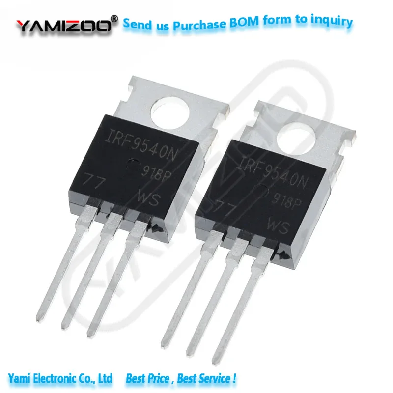 Irf9540n irf9540 p-Kanal Power Mosfet 23a 220 V bis (10 Stück) – Bild 2