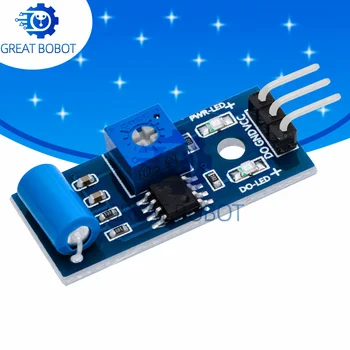 ‌ 1 ~ 10PCS SW-420 NC Vibration Sensor Modul 3-24VDC Schock Detektor mit Digital/Analog Ausgang