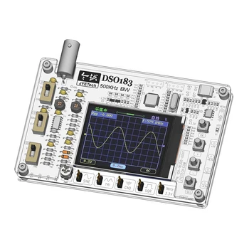 Oszilloskop Elektronik-Lötset DSO183 Digitales Oszilloskop DIY-Kit 5V 0-500kHz Typ-C Lehr-Instrumenten-Set
