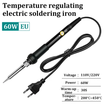 60 W elektrischer Lötkolben 200 ℃ ～450 ℃ Lötgeräte mit einstellbarer Temperatur zum Löten