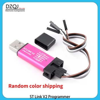 ST Link V2 Programmierer ST-Link V2 Debugger Downloader für STM8 STM32 mit Abdeckung Dupont-Kabel STLink V2