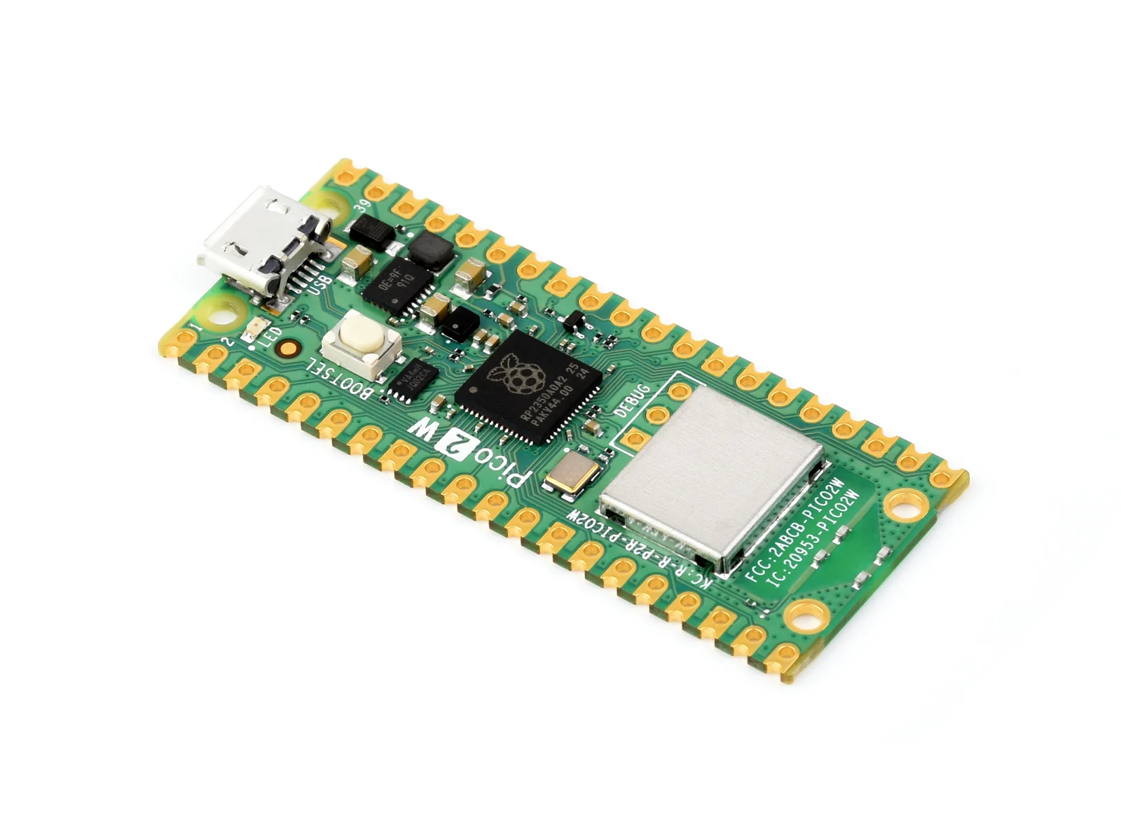 Raspberry Pi Pico 2 W Mikrocontroller-Board, basierend auf dem – Bild 4
