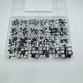 1UF~1000UF 6,3V-50V 24/36 Werte SMD Aluminium-Elektrolyt-Kondensatoren Sortiment-Set + Box