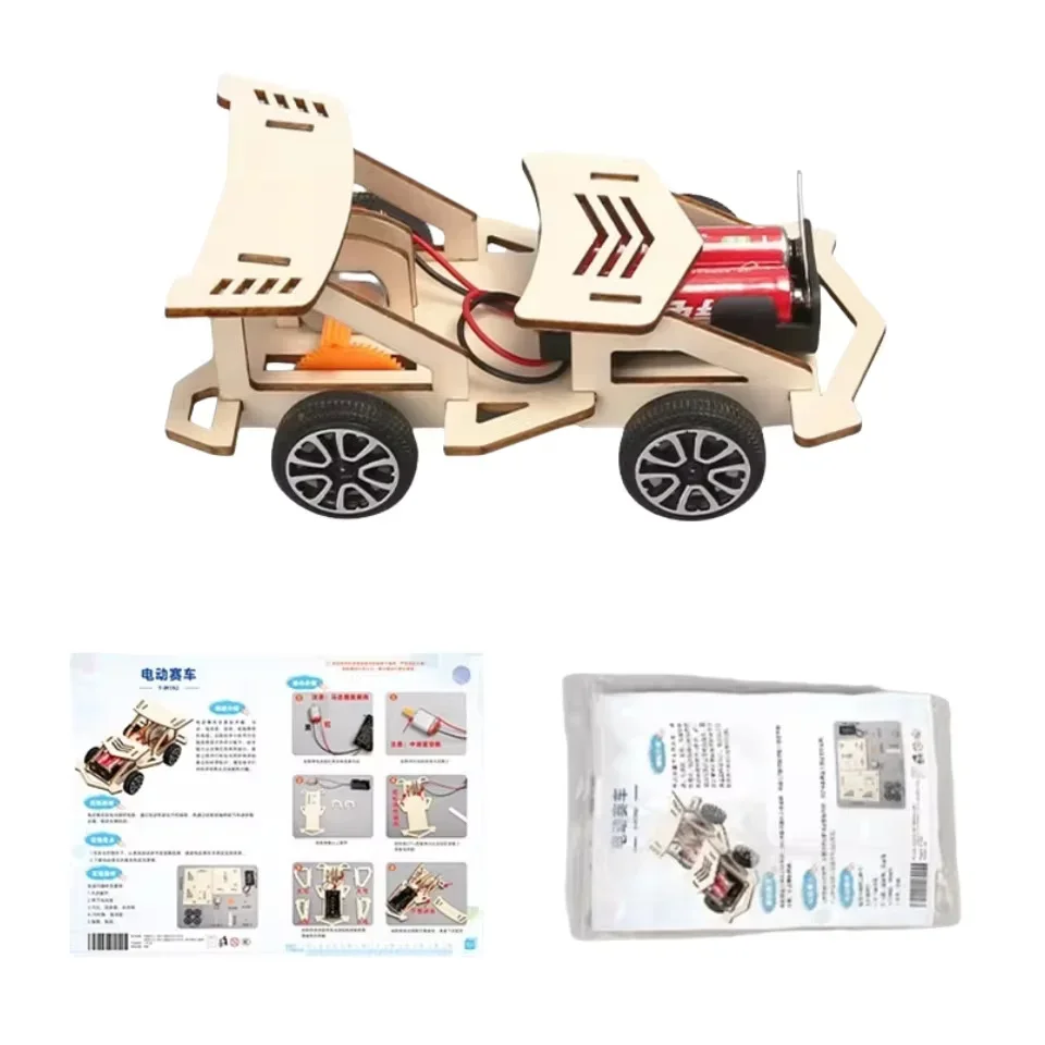 DIY Elektrisches Holz-Rennauto, Puzzle zum Zusammenbauen – Bild 5