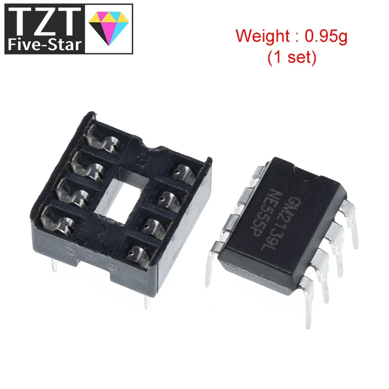 (je 5) NE555 NE555P IC 555 Timer-Programmier-Oszillator-Chi (10 Stück) – Bild 2