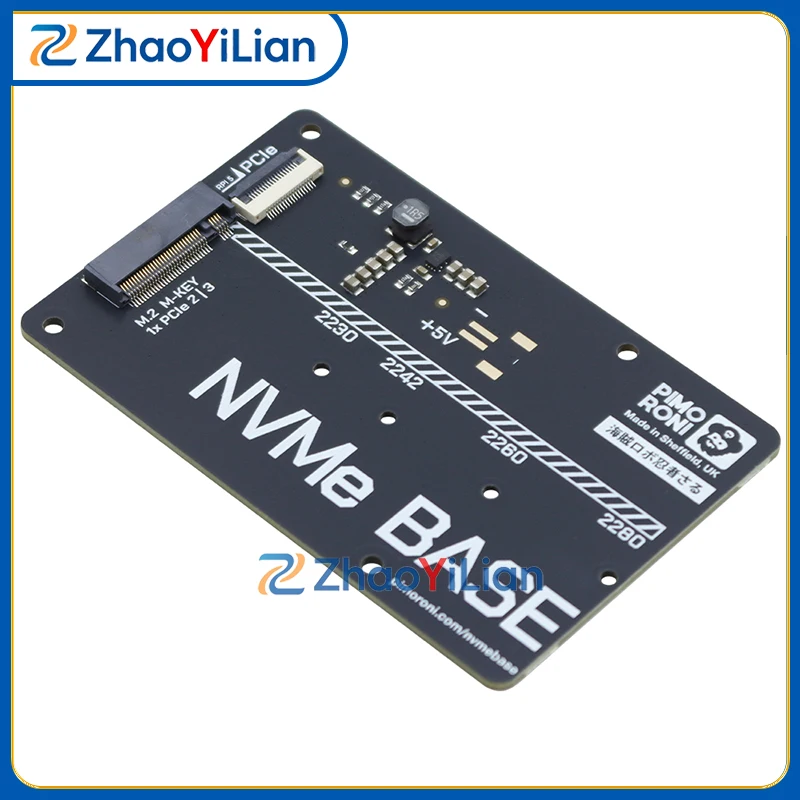 PIM699 Pimoroni NVMe Basis-Erweiterungskit Raspberry Pi5 M.2 NVMe SSD – Bild 3