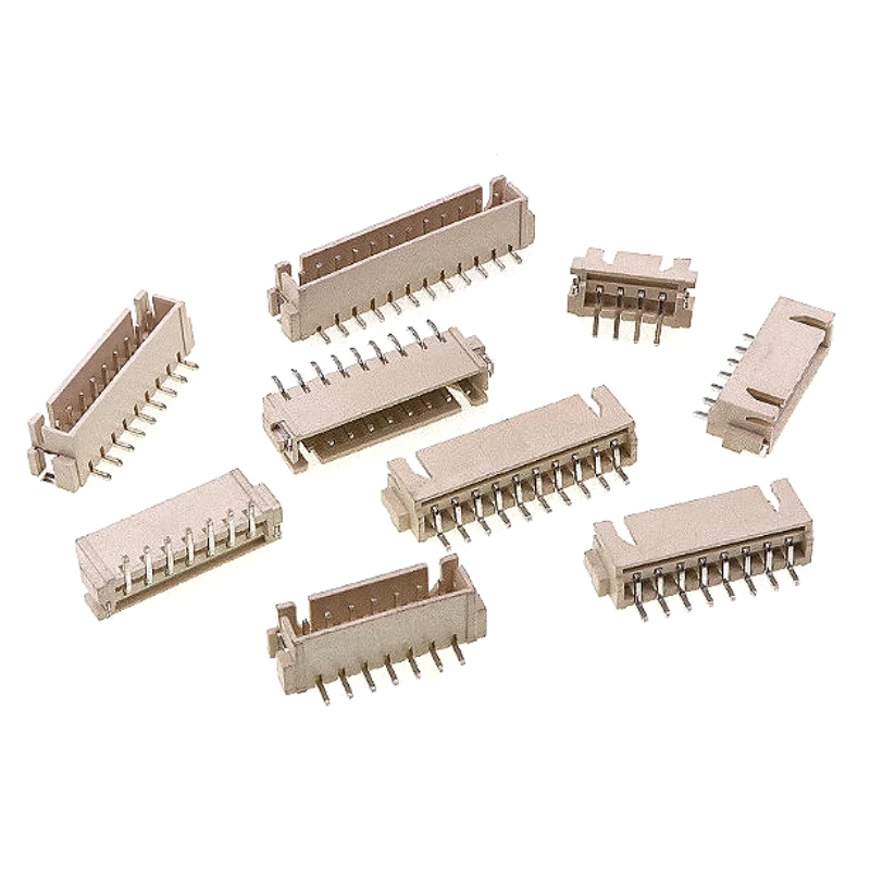 XH2,54 mm 2/3/4/5/6/7/8/9/10-poliger Steckverbinder, SMD, horizontal/vertikal, Kabelbuchse, JST