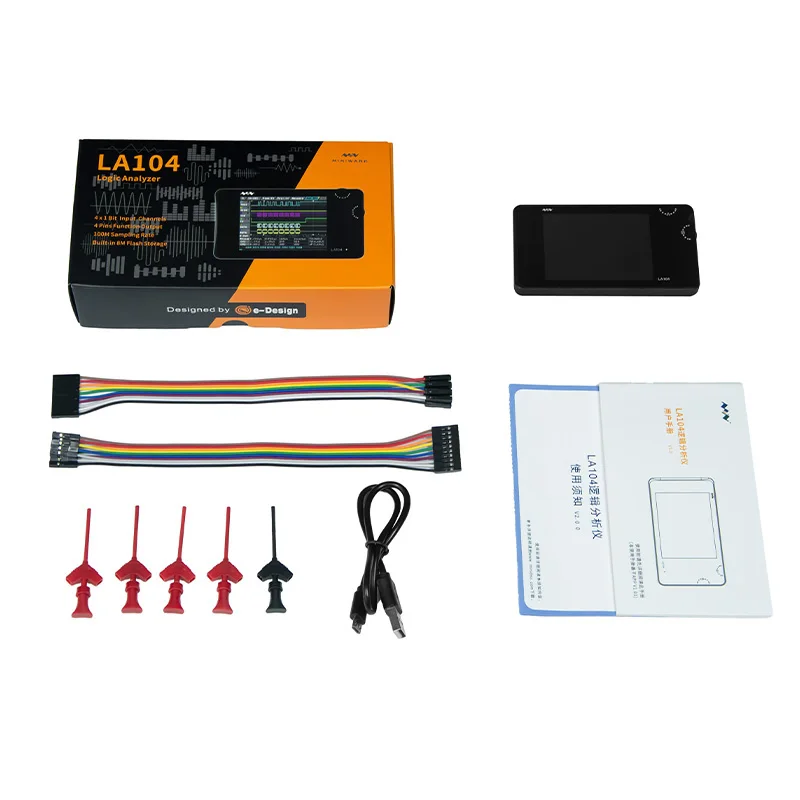 LA104 Mini DSO Digitaler Logikanalysator, 2,8-Zoll-Bildschirm, 4 – Bild 6