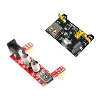 MB102 Breadboard-Stromversorgungsmodul / MB102 weißes Breadboard-dediziertes Leistungsmodul 2-Wege 3,3 V 5 V