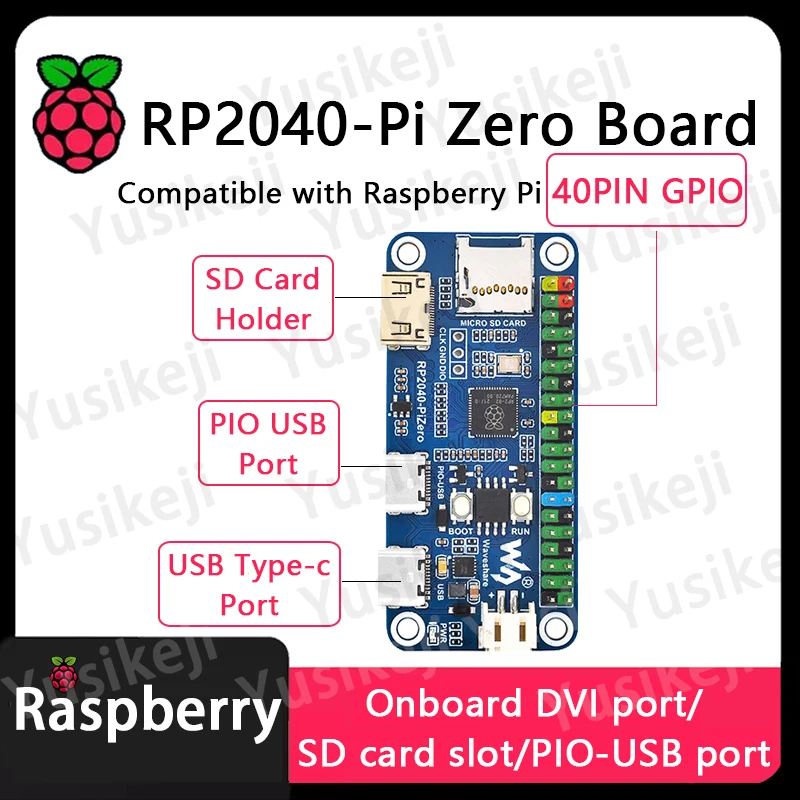 RP2040-Pi Zero Development Board 16 MB Flash Python Programmierboard – Bild 2