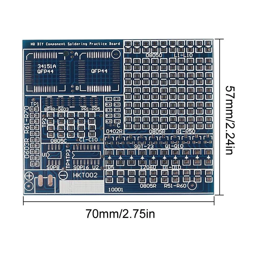 SMD/SMT Komponenten Löten Praxis Board Elektronische Projekt Kits DIY – Bild 5