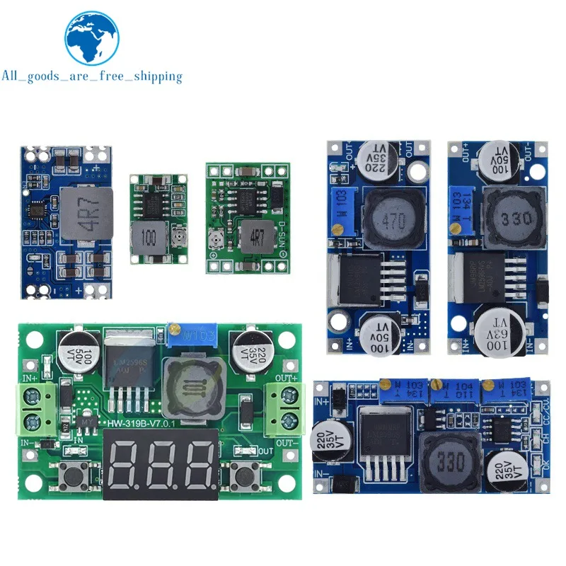 3A Einstellbares DC-DC LM2596 LM2596S Modul, Eingang 4V-35V, Ausgang – Bild 4