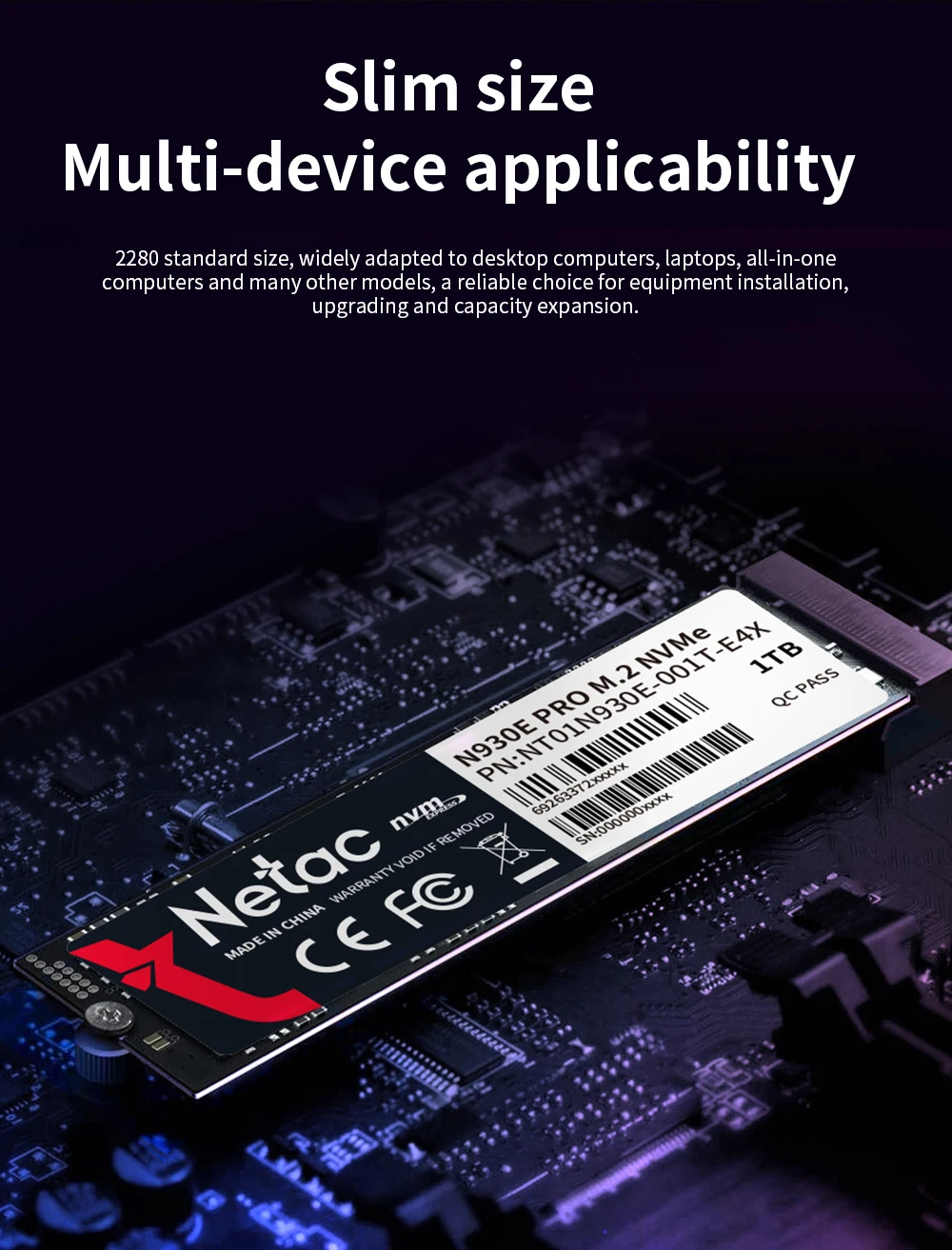 Netac NVMe SSD 1TB M2 SSD 512GB M2 NVME 256GB SSD Festplatte M.2 2280 – Bild 5