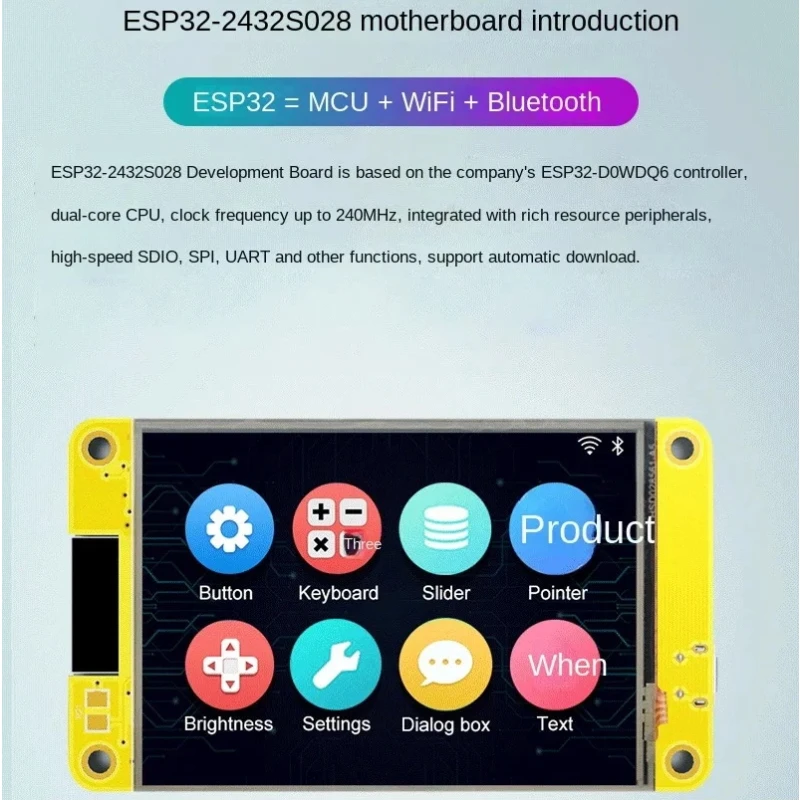 ESP32 Entwicklungsboard 2,4 Zoll Touch-LCD-TFT-Modul 240x320 Auflösung – Bild 2