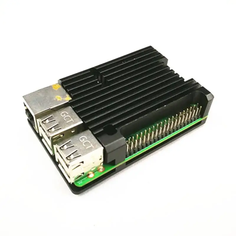 Raspberry Pi 4/3 Aluminiumgehäuse mit Dual-Lüfter, Metallgehäuse – Bild 3