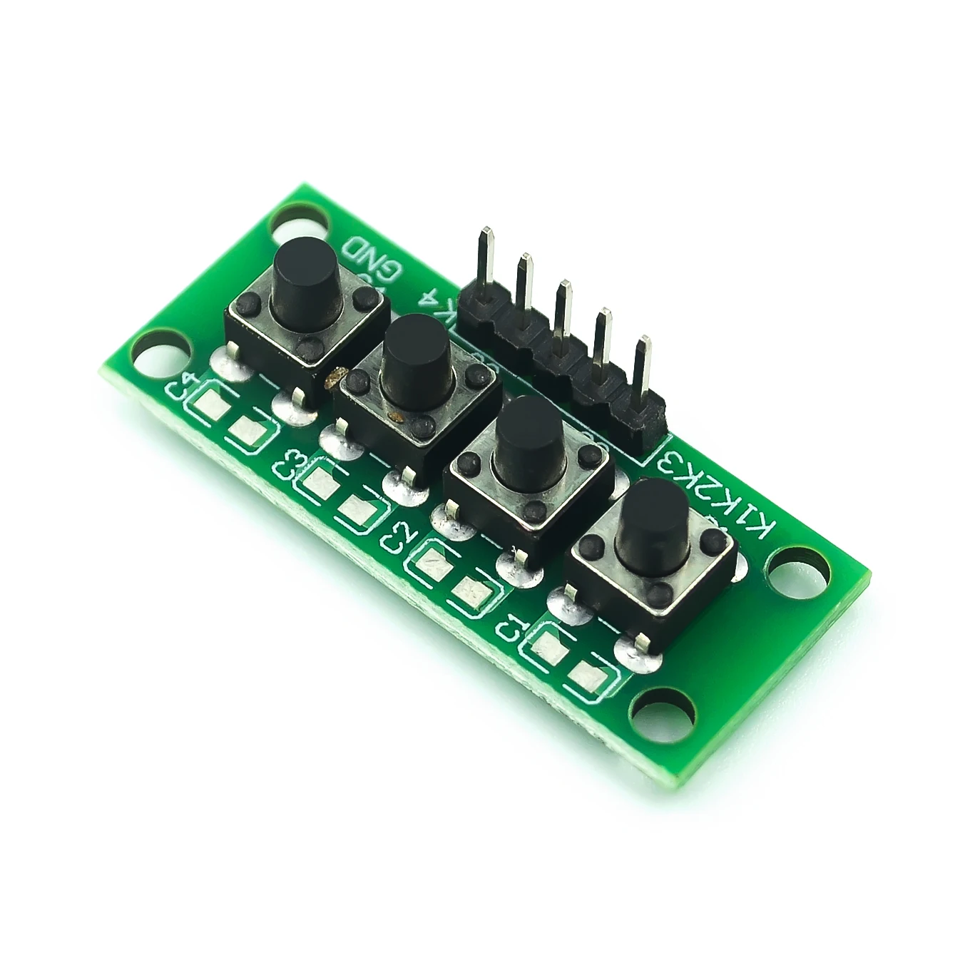 DIY Kit 1x4 4 unabhängige Tasten Tastatur Tastaturmodul Mcu – Bild 3