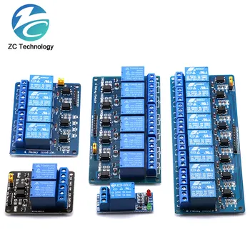 5V 12V 1 2 4 6 8-Kanal-Relaismodul mit Optokoppler. Relais ausgang 1 2 4 6 8-Wege-Relaismodul für Arduino