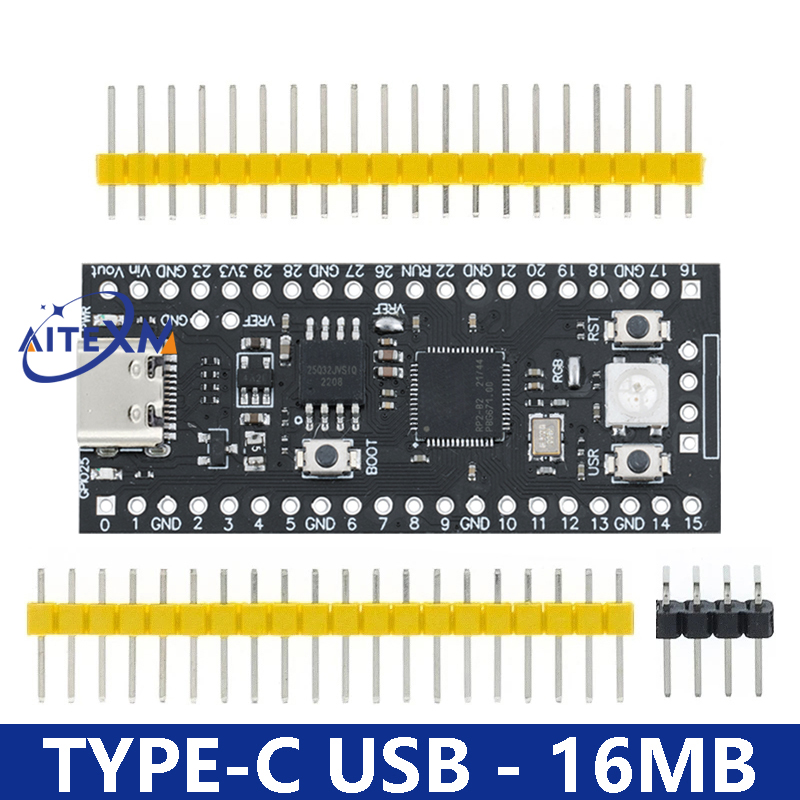 Raspberry Pi Pico Board RP2040 TYPE-C / MICRO Dual-Core 264 KB ARM – Bild 4