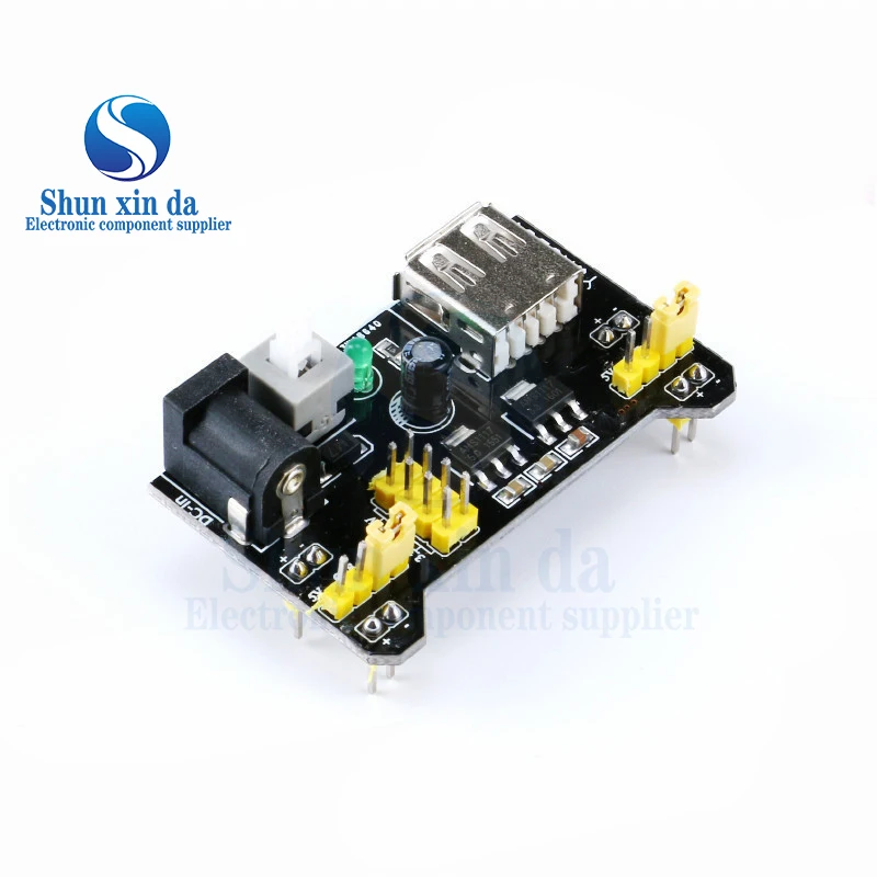 MB102 Breadboard Netzteilmodul 3,3 V 5 V lötfreies Brotbrett – Bild 6