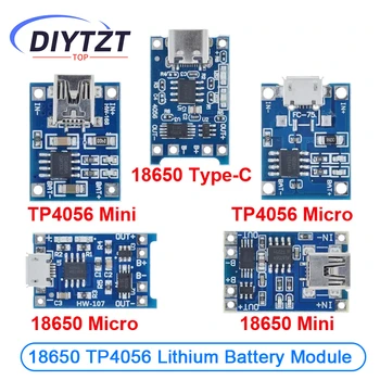 Micro USB 5 V 1A 18650 TP4056 Lithium-Batterie-ladegerät Modul Ladeplatine mit Schutz Doppelfunktionen 1A