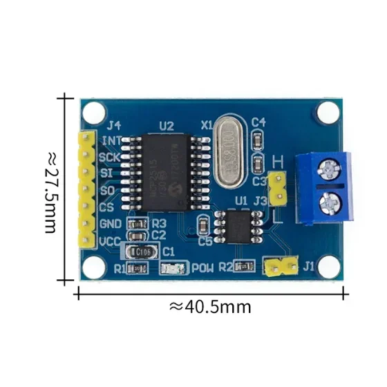 MCP2515 CAN-Bus-Modul TJA1050 Empfänger SPI-Protokoll 51 – Bild 2