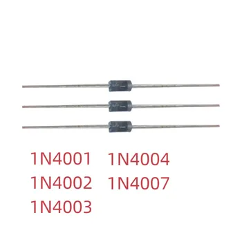 Gleichrichterdiode 1N4007 IN4001 4002 4003 4004 Inline DO-41 1A100V-1000V (50 Stück)