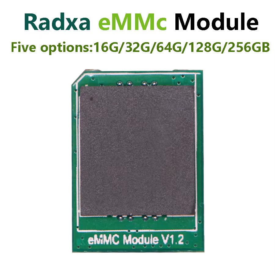 Radxa eMMC-Modul, bis zu 256 GB, kompatibel mit Radxa SBC, steckbare Speicherchips