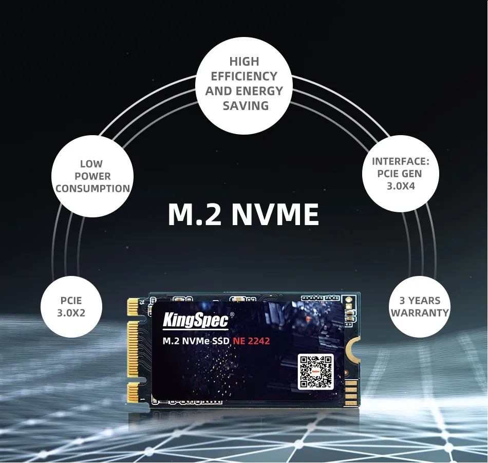 SSD M2 NVMe PCIe 3.0x2 2242 M.2 SSD 512GB 256GB 1TB Festplatte m.2 – Bild 5