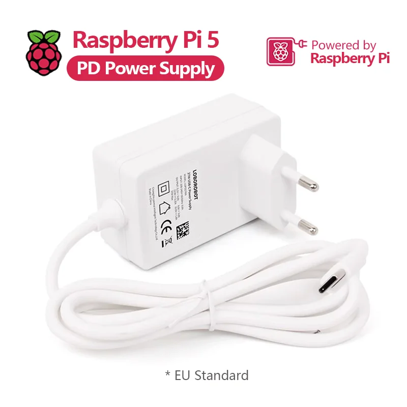 Raspberry Pi 5 PD Netzteil Raspberry Pi 5 5B USB-Typ-C-Stromkabel der 5. Generation