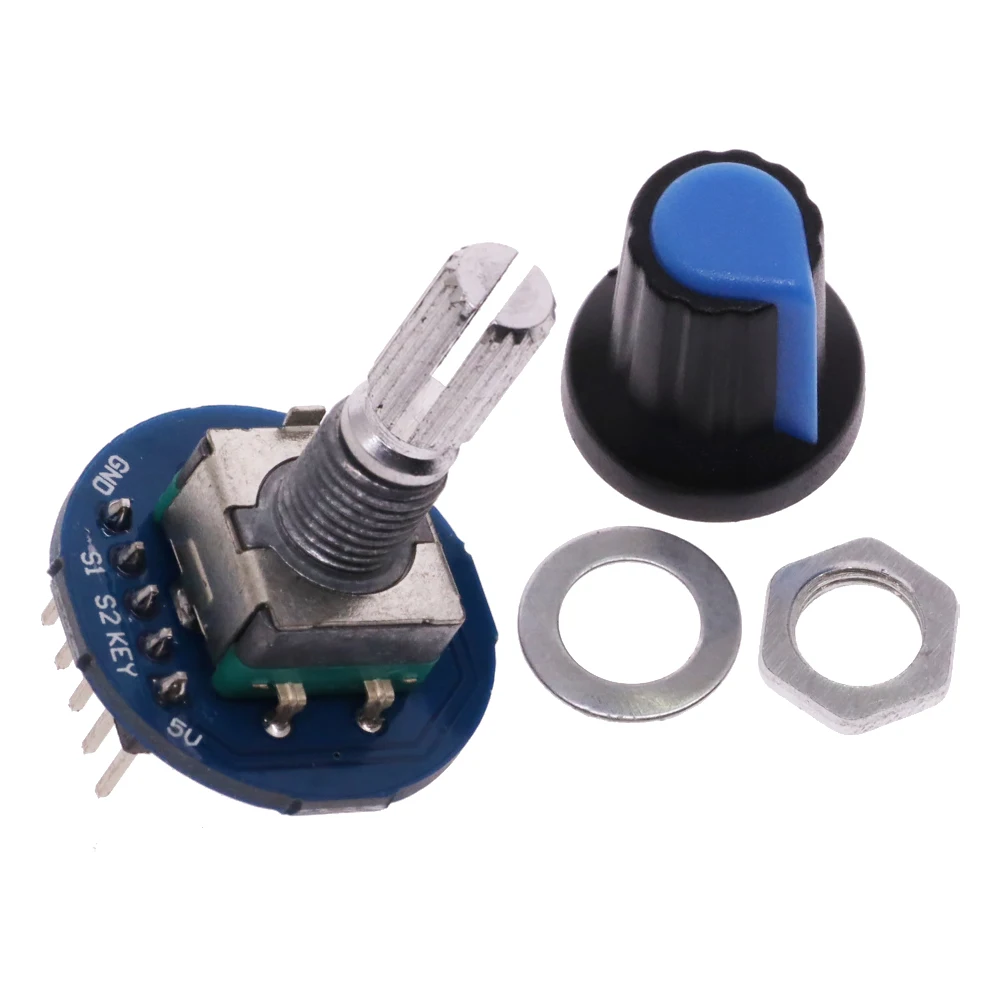 360 Grad Drehgeber modul Dreh potentiometer Analog knopf modul – Bild 4