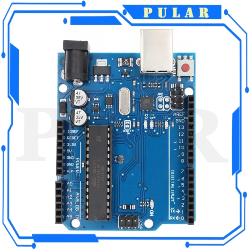 PLR UNO R3 Entwicklungsboard mit geradem Pin-Header-Kabel ATmega328P – Bild 4