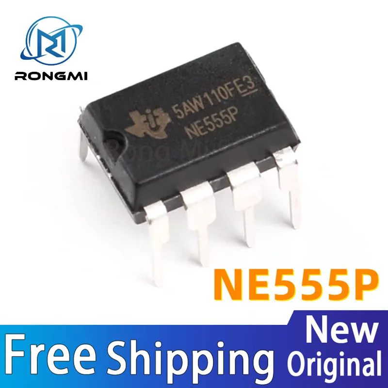 NE555 NE555P IC 555 timer programmierung oszillator chip und 8-pin DIP buchse (50 Stück)