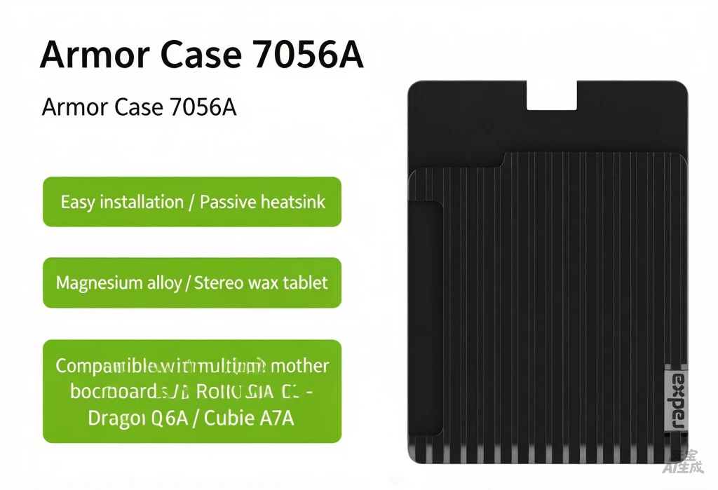 Resa Radxa Armor Case 7056A für Q6A/5C/5C +/5A/A7A